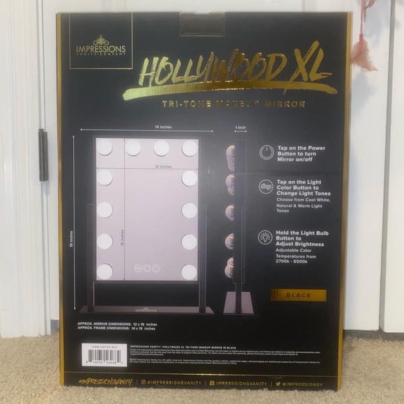 Impressions Vanity Other Hollywood Xl Tritone Makeup Mirror Poshmark